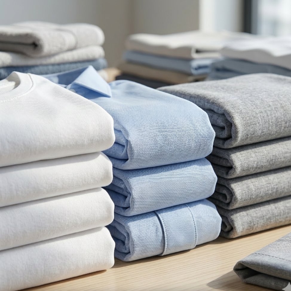 Stacks of clean, folded towels ready for a ZipWash swap